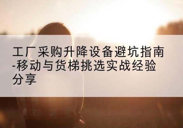 信都移动式升降机怎么选-工厂采购升降设备避坑指南-移动与货梯挑选实战经验分享